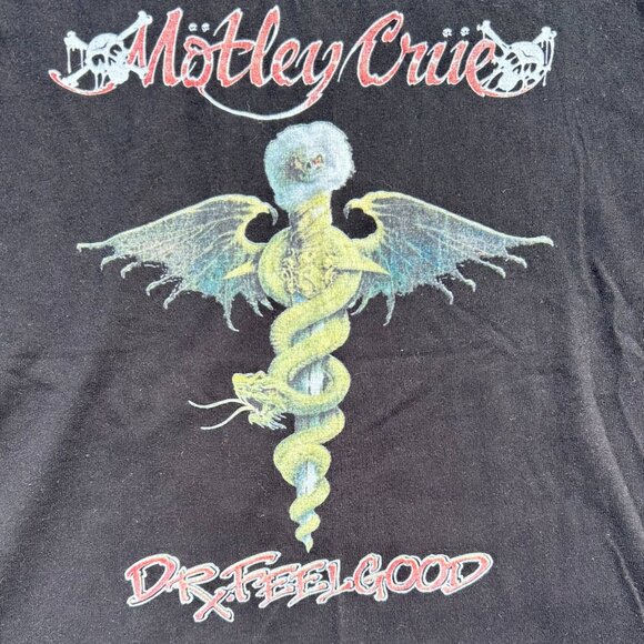 Motley Crue Dr Feelgood T Shirt Men Sz 2XL - Picture 2 of 7